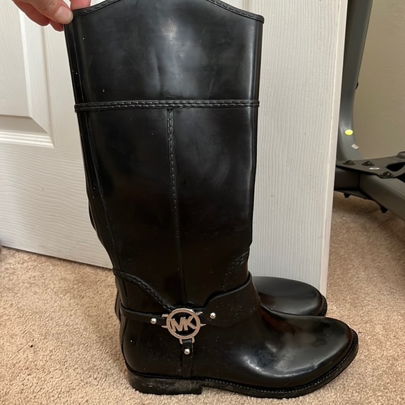 Michael Kors rain boots - Picture 1 of 4